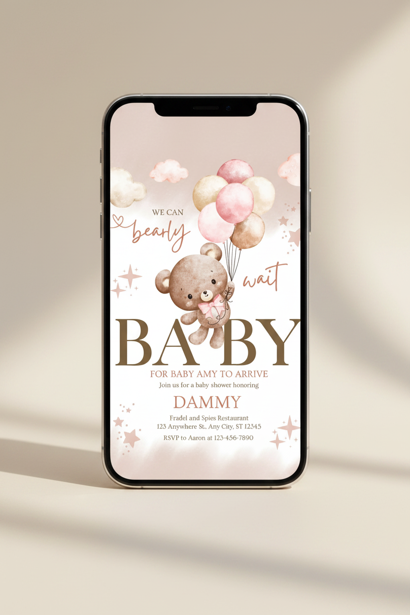 Digital Invites For Baby Showers